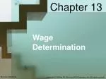 Wage Determination - slide 1