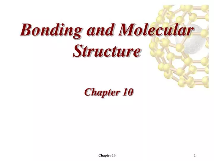 bonding and molecular structure