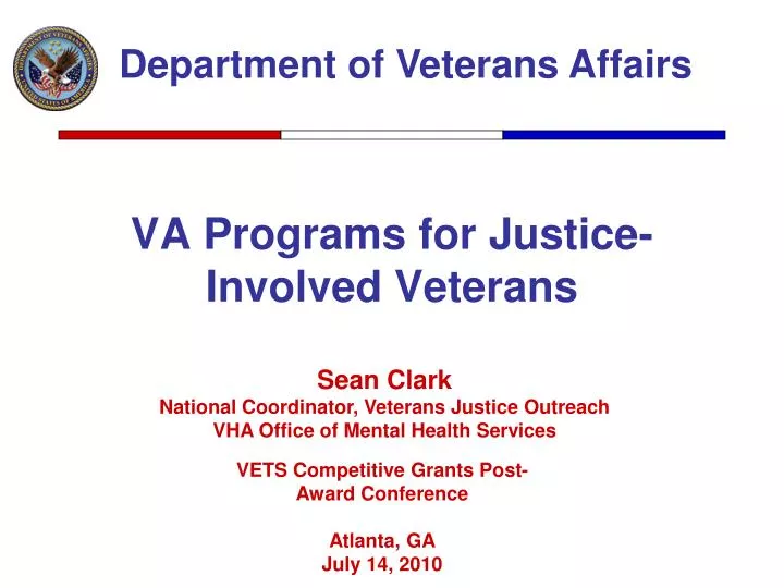 va programs for justice involved veterans