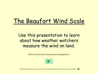 The Beaufort Wind Scale
