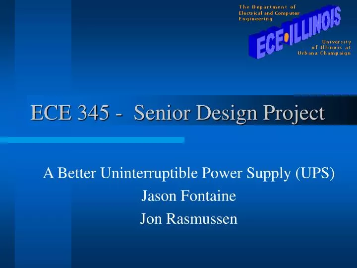 ece 345 senior design project