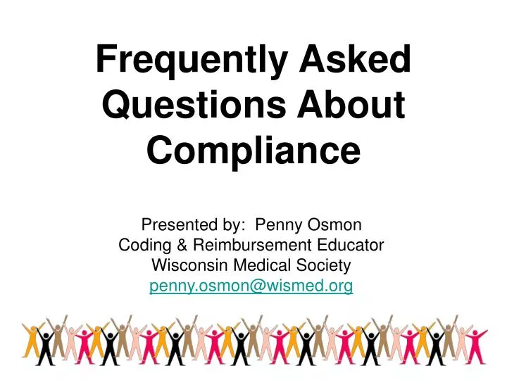 frequently asked questions about compliance