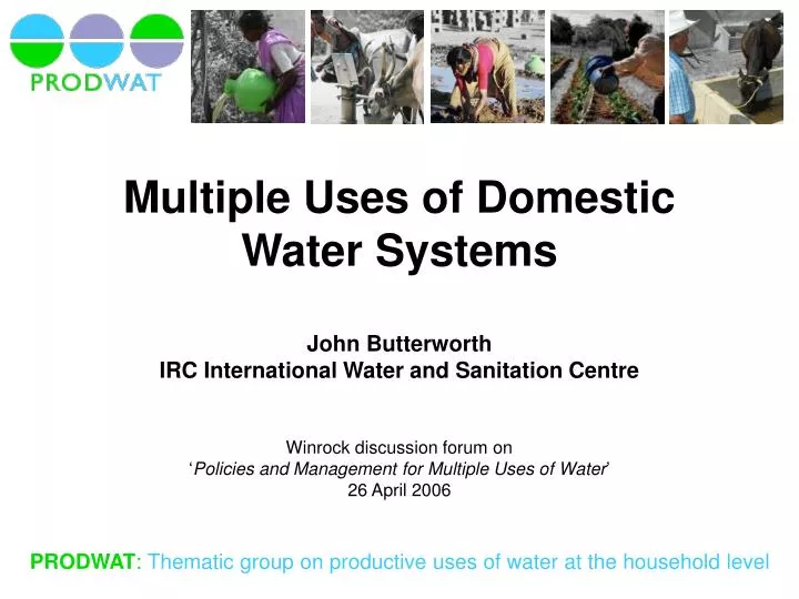 multiple uses of domestic water systems