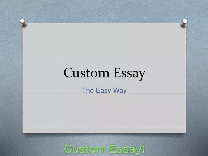 custom essay