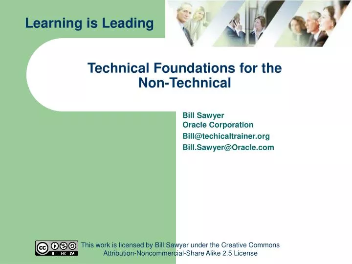 technical foundations for the non technical