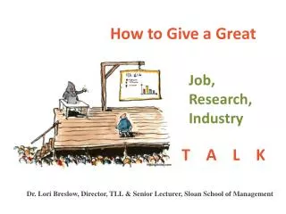 How to Give a Great