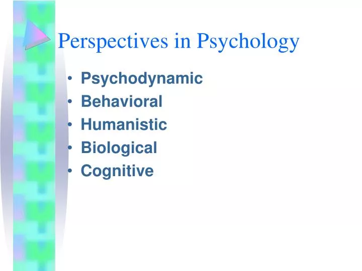 perspectives in psychology