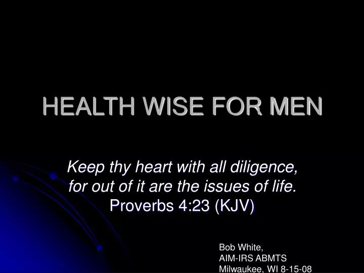 health wise for men
