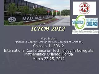 ICTCM 2012