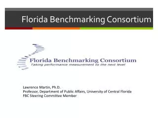 Florida Benchmarking Consortium