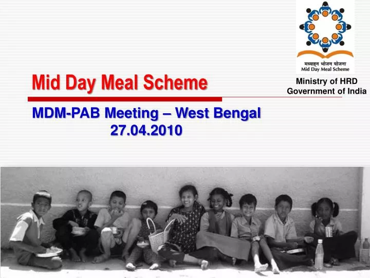PPT - MID DAY MEAL SCHEME MEGHALAYA PowerPoint Presentation, free download  - ID:4751152
