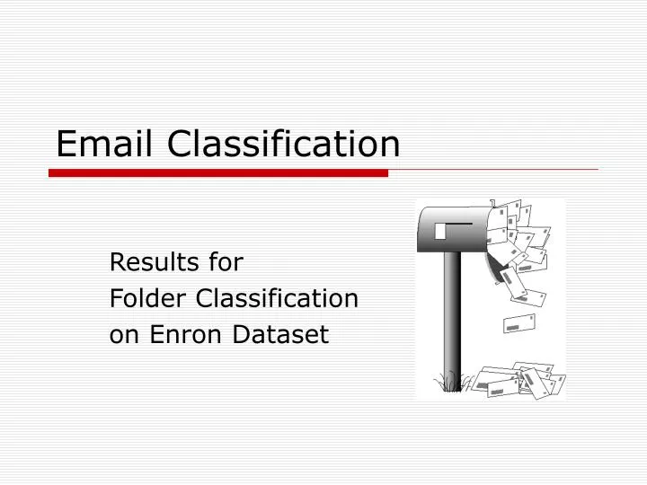 email classification