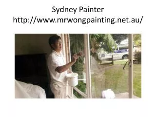 Sydney Painter - Painting Services Sydney