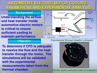 AUTOMOTIVE ELECTRIC MOTOR COOLING: A NUMERICAL AND EXPERIMENTAL ANALYSIS
