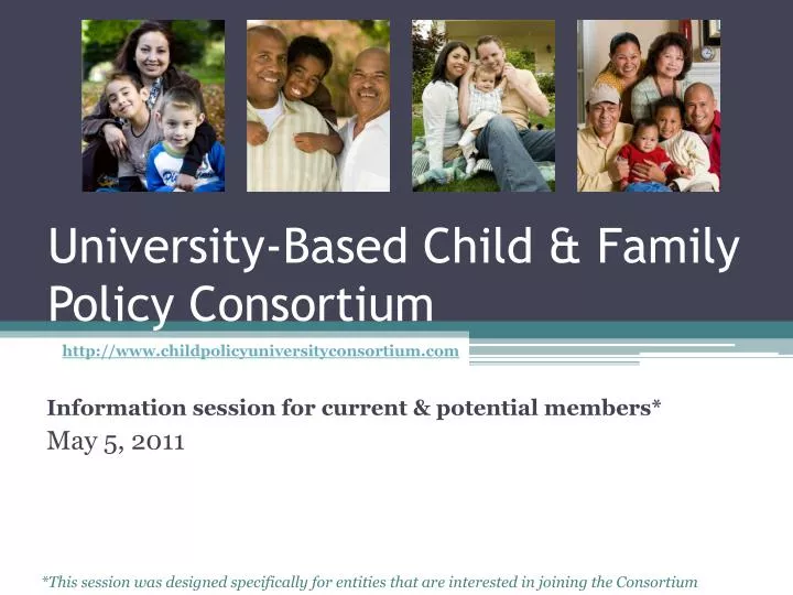 university based child family policy consortium