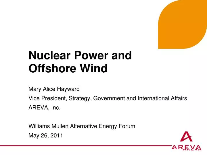 nuclear power and offshore wind