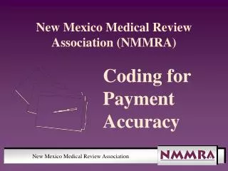 New Mexico Medical Review Association (NMMRA)