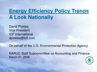 Energy Efficiency Policy Trends A Look Nationally