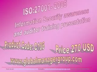 ISO 27001 Information Security Trainign