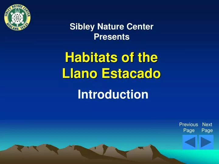 habitats of the llano estacado
