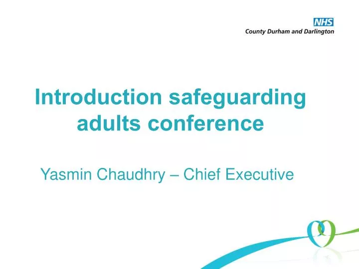 introduction safeguarding adults conference