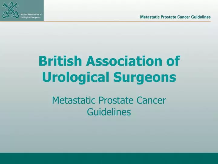 british association of urological surgeons