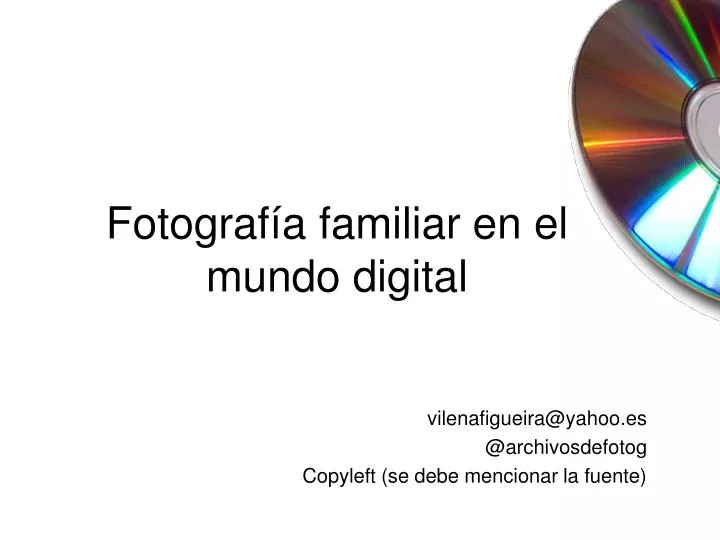 fotograf a familiar en el mundo digital