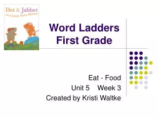 Word Ladders First Grade