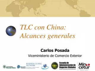 TLC con China: Alcances generales