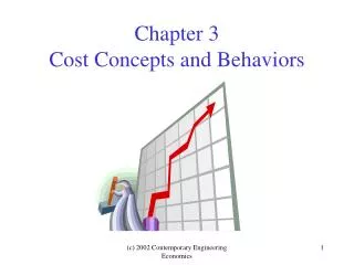 Chapter 3 Cost Concepts and Behaviors