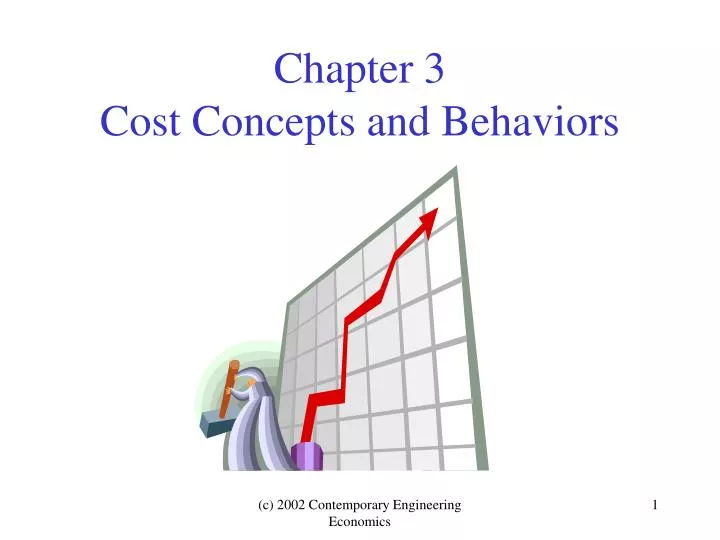 chapter 3 cost concepts and behaviors