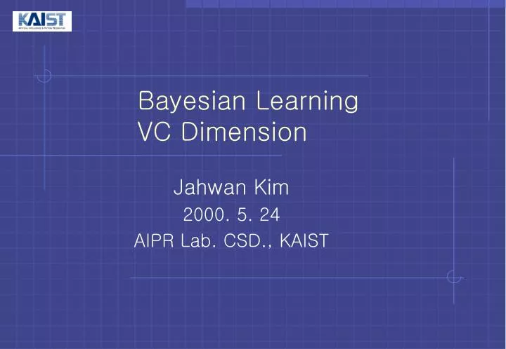 bayesian learning vc dimension
