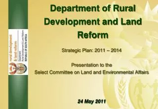 Department of Rural Development and Land Reform