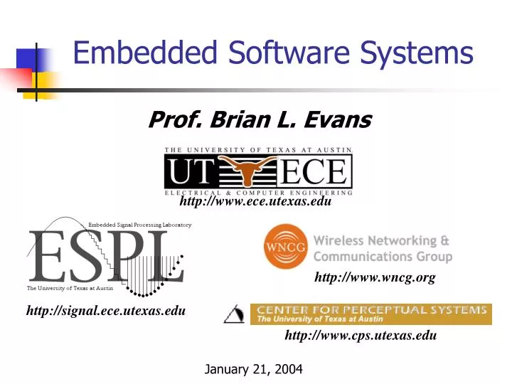 embedded software systems