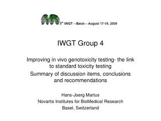IWGT Group 4