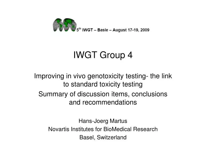 iwgt group 4