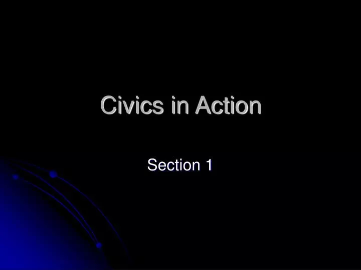 civics in action