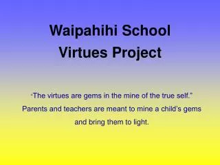 Waipahihi School