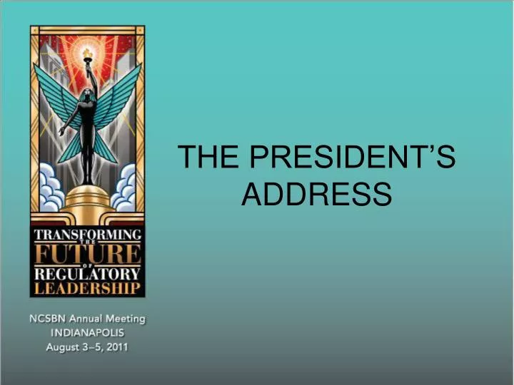the president s address