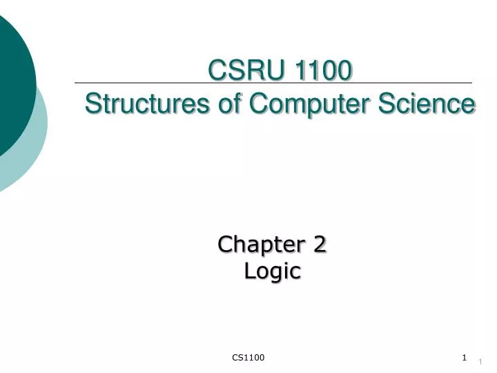 csru 1100 structures of computer science