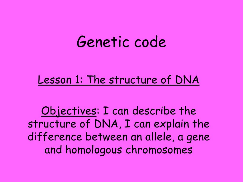 PPT - Genetic code PowerPoint Presentation, free download - ID:566865