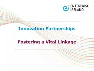 Innovation Partnerships