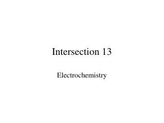 Intersection 13