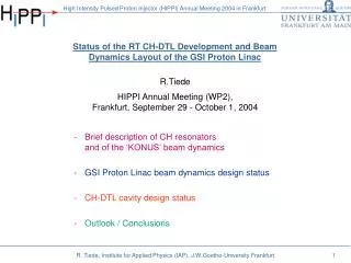 Status of the RT CH-DTL Development and Beam Dynamics Layout of the GSI Proton Linac