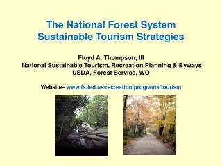 National Forests As Destinations for Eco/Geotourism users: Forest Hotspots (2020) Ambient Population Pressures on Count