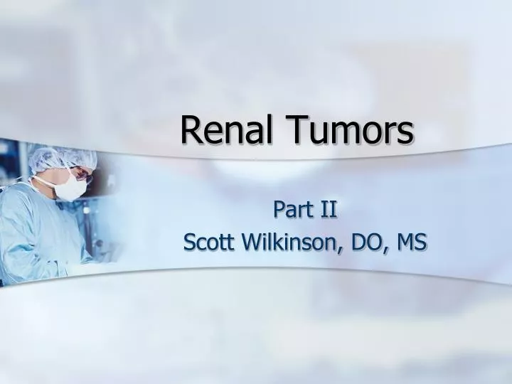 renal tumors