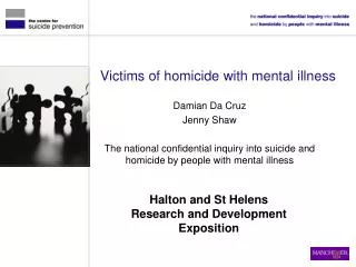 Victims of homicide with mental illness