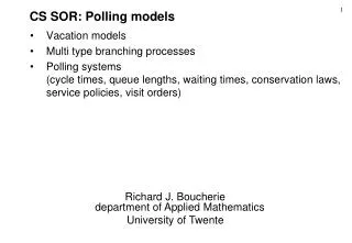 CS SOR: Polling models