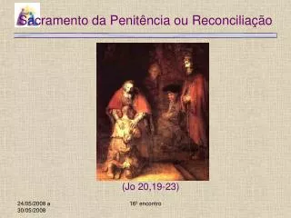 sacramento da penit ncia ou reconcilia o
