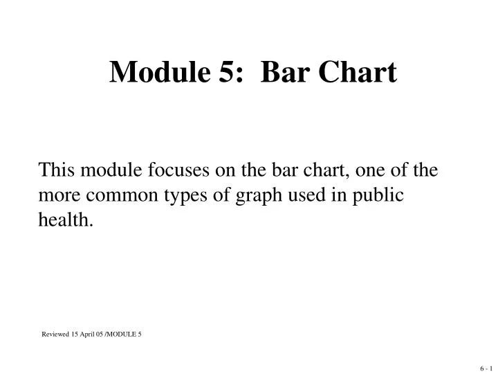 module 5 bar chart